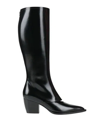 Dior Woman Boot Black Size 9 Calfskin