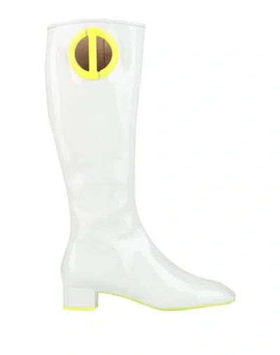 Dior Woman Boot White Size 10 Leather
