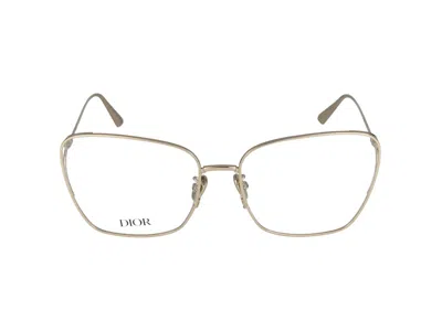 Dior Woman Eyeglasses In Gold