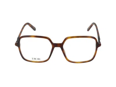 Dior Woman Eyeglasses In Brown