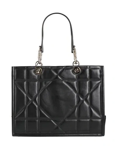 DIOR DIOR WOMAN HANDBAG BLACK SIZE - TEXTILE FIBERS