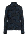 Dior Woman Jacket Midnight Blue Size 8 Polyester