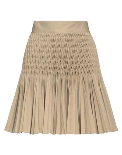 Dior Woman Mini Skirt Beige Size 6 Cotton