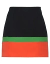Dior Woman Mini Skirt Black Size 6 Wool, Silk In Black