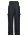 Dior Zipper Overalls Jeans In Blue