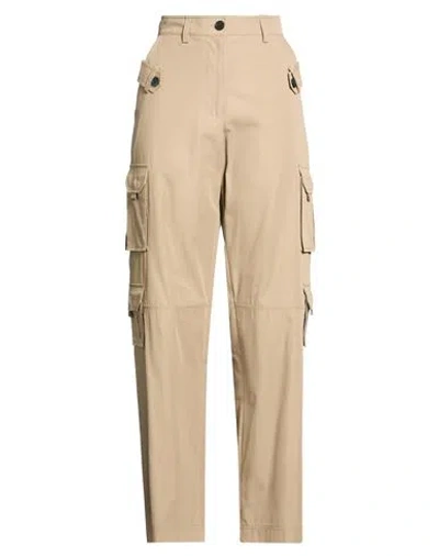 Dior Woman Pants Khaki Size 8 Cotton In Neutral