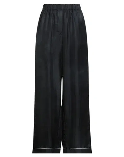 Dior Woman Pants Midnight Blue Size 4 Silk