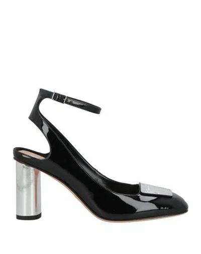 Dior Woman Pumps Black Size 8 Calfskin