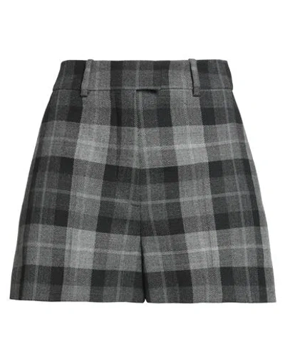 Dior Woman Shorts & Bermuda Shorts Black Size 6 Virgin Wool In Multi