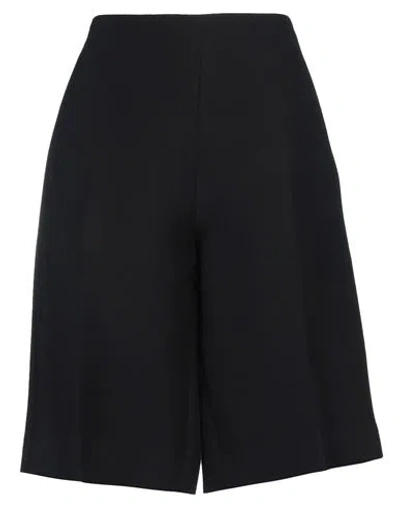 Dior Woman Shorts & Bermuda Shorts Black Size 8 Wool, Silk In Multi