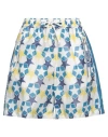 Dior Woman Shorts & Bermuda Shorts Blue Size 6 Polyurethane In Blue