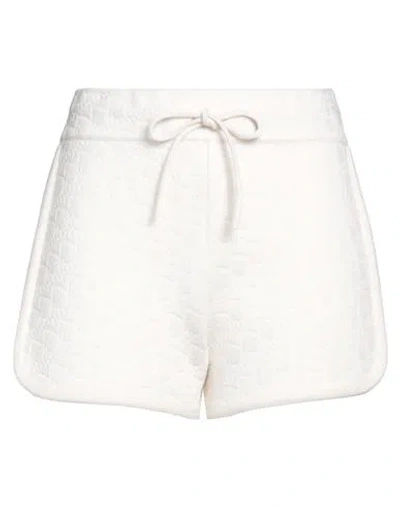 Dior Woman Shorts & Bermuda Shorts Ivory Size 8 Cashmere, Polyester, Nylon, Polyurethane In White