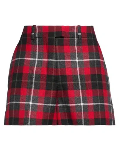 Dior Woman Shorts & Bermuda Shorts Red Size 4 Virgin Wool
