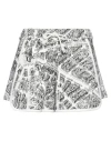 Dior Pattern Printed Shorts In White