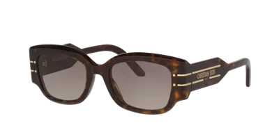 Dior Woman Sunglass Signature S13i In Burgundy