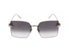 Dior C S3u Square Sunglasses In Black