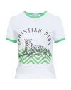 Dior Woman T-shirt White Size S Cotton In White