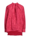 Dior Woman Top Magenta Size 8 Polyester, Silk In Magenta