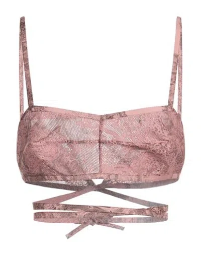 Dior Woman Top Pink Size 6 Cotton, Polyamide