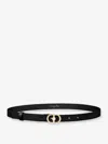 Dior Women 30 Montaigne Jolie Leather Belt In Black