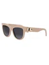 Dior Women's 30montaigne B4i 54mm Butterfly Sunglasses In Sand Gold Grey Gradient