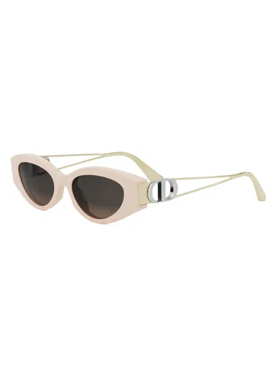 Dior 30montaigne B6i Brown Cat Eye Ladies Sunglasses Cd40186i 72e 51 In Pink