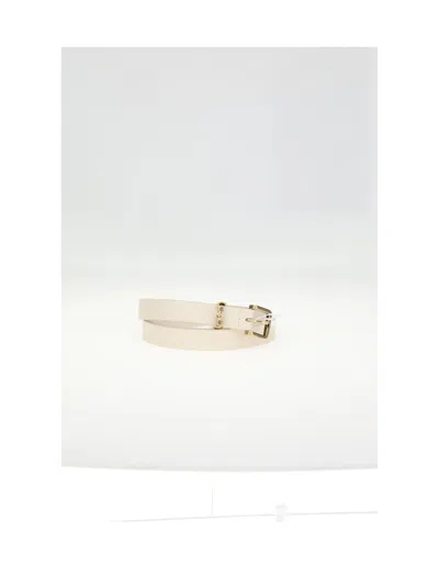 Dior Women Belt Saddle Loop In Neutral
