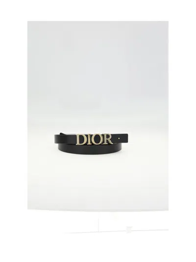 Dior Women Belt Signature In Black