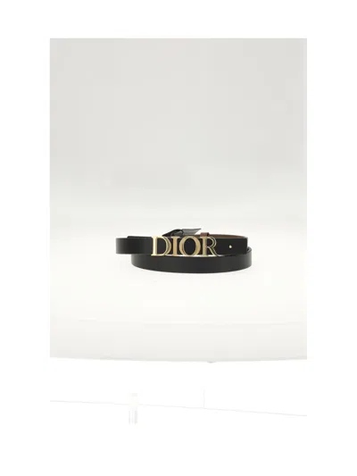 Dior Women Belt Signature In Black