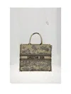 Dior Women Booktote L Palm Rafia In Multi
