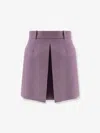Dior Belt Loop Skirt In Purple