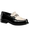 Dior Women's Calfskin Leather Emblem Leather Loafer In Black