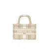 Dior Women's Canvas Top-handle Handbag In Naturel Mu