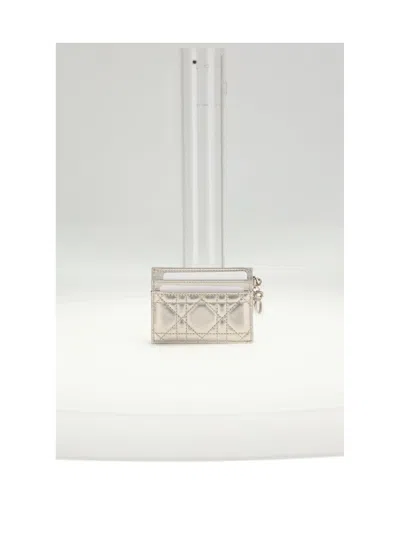 Dior Women Card Holder In White