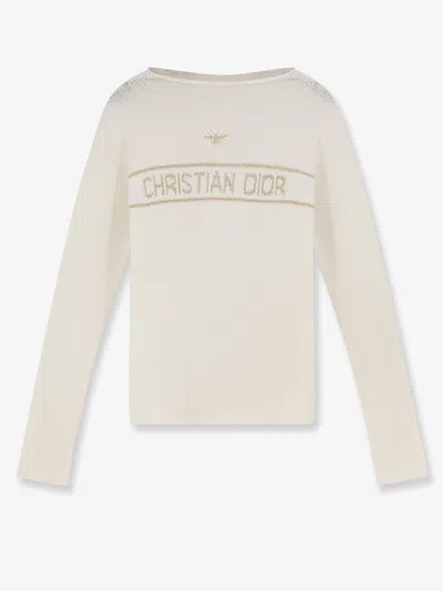 Dior Women Cashmere Sweater In Neutral