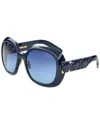 Dior Women's Cd40114f 58mm Sunglasses In Blue