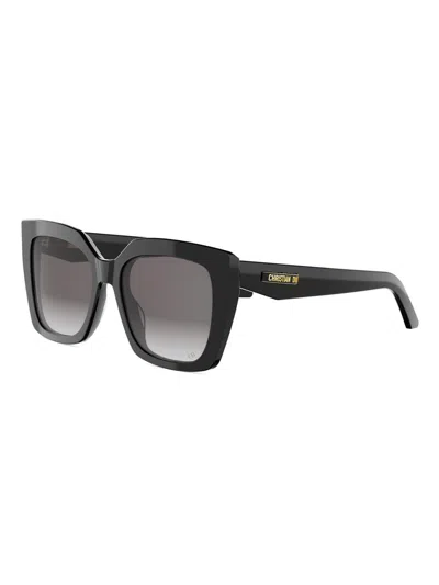 Dior C S5i 55mm Square Sunglasses In Black