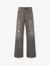 Dior Women Cotton Jeans In Gray