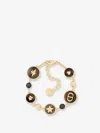 Dior Women D-luck Metal Bracelet With Gold Finishes In Multi