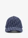Dior Women D-player Denim Oblique Baseball Hat