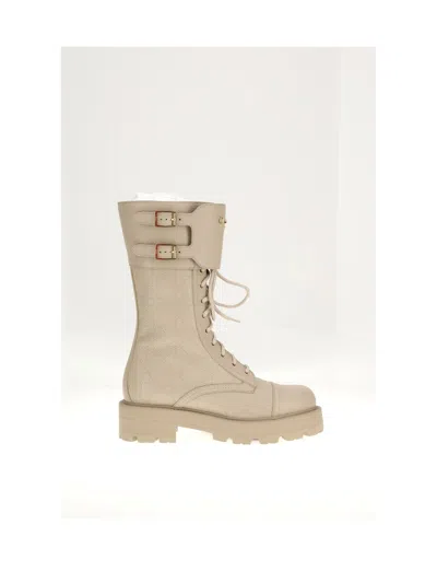 Dior Women D-trap Low Boot 4.5cm In Multi