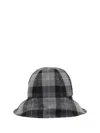 Dior D-tulipe Check'n' Large-brim Reversible Cloche In Black