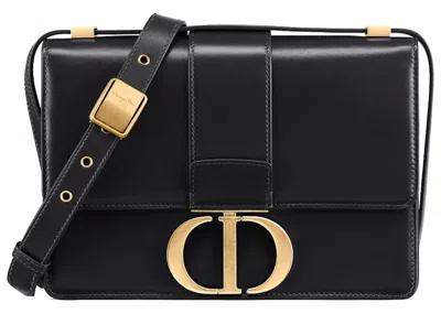 Pre-owned Dior Women's  30 Montaigne Bag In Black