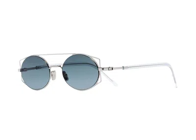 Pre-owned Dior Women's  Architectural Sunglasses In Dark Blue/clear (0101i)