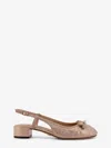Dior Women  Ballet Leather Pumps In Brown