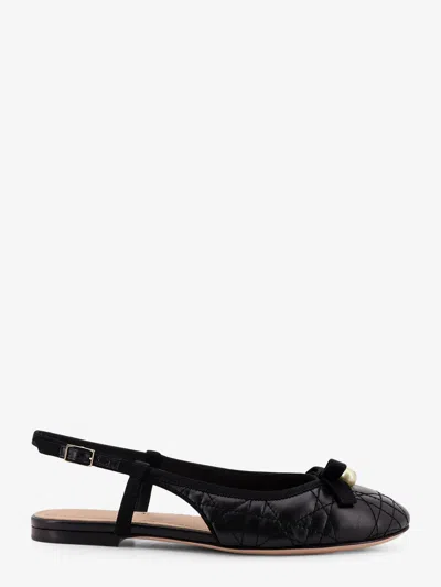 DIOR DIOR WOMEN DIOR BALLET LEATHER SLINGBACK BALLERINAS