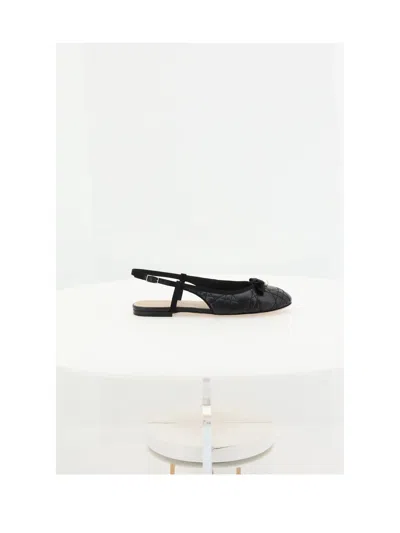 Dior Women  Ballet Sling Shoes In Black