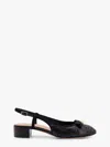 Dior Open-heeled Flats In Black