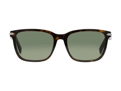 Pre-owned Dior Women's  Blacksuitsi Sunglasses In Dark Havana/green