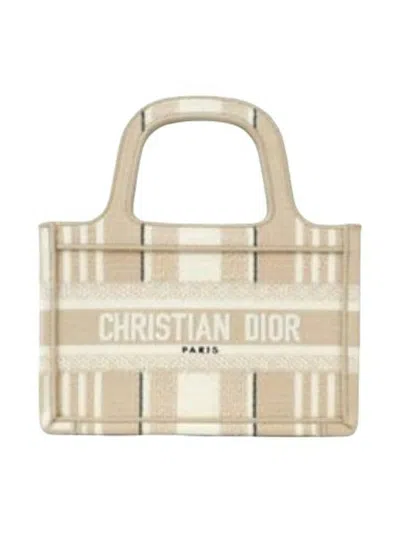 DIOR WOMEN'S DIOR BOOK TOTE MICRO BAG